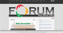 Desktop Screenshot of forumpolonia.org