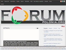Tablet Screenshot of forumpolonia.org
